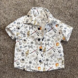 Baby Star Wars button up